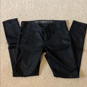 Express black jean legging.